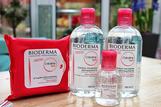 tẩy trang Bioderma hồng Crealine H2O